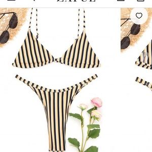 Zaful striped bikini